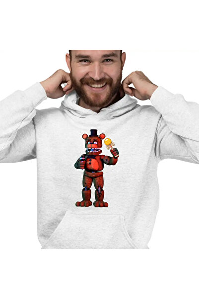 OEM Men's Hoodie Fnaf Freddy Kendama Five Nights at Freddy's Horror Halloween