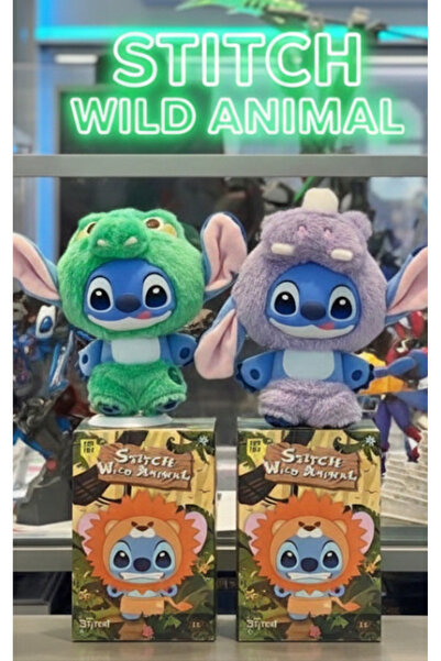 BLACK DİAMOND PLUSH TOY Stitch Toy Plush Stitch Wild Animal New Series Stitch