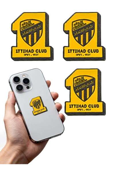 no markte 3 Pieces of 3D Metal Stickers with Strong 3M Adhesive for Mobile De...