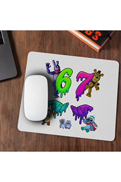 OEM Mousepad Fnaf Six Seven Five Nights at Freddy Horror Halloween
