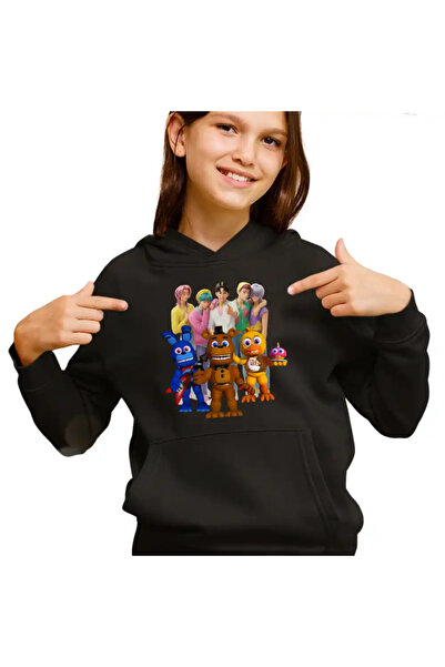 OEM Παιδική Φούτερ με Κουκούλα για Κορίτσια Fnaf Saja Boys Huntrix Five Night...