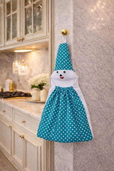 ALAS Kitchen Utensil Organizer Blue Bag Holder