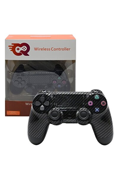 cr WIRELESS CONTROLLER, JOYSTICK FOR PLAYSTATION 4 & PC ( GLOSSY CARBON FIBER )