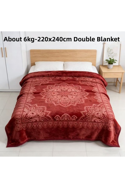 Bleco Blanket - 220 x 240 cm, weighing approximately 6 kg, soft fabric suitab...