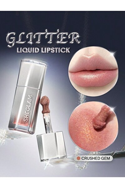 SHEGLAM Glitter Whip Mat Bitişli Simli Likit Ruj - Sihirli Dönüşen Glitter Ruj