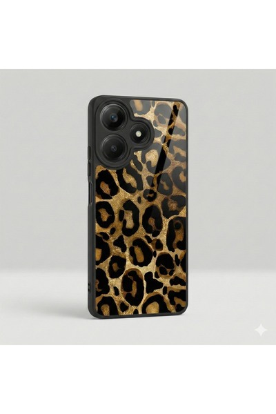 OSG Redmi 13 4g Compatible Leopard Pattern Shockproof Case with Camera Protec...