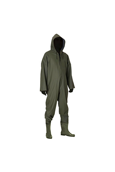 SAVAGE A.rısan Kapşonlu Çizmeli Boy Tulum