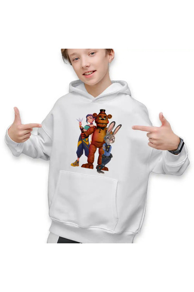 OEM Hanorac Copii Baieti Fnaf Huntrix Zootopia Judy Politist Five Nights at F...