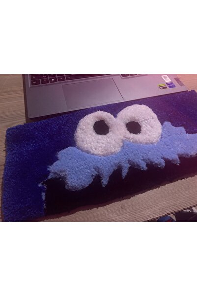 TUFTY FRIENDS Kurabiye Canavarı Klavye Destek Altlığı Tuftign El Yapımı