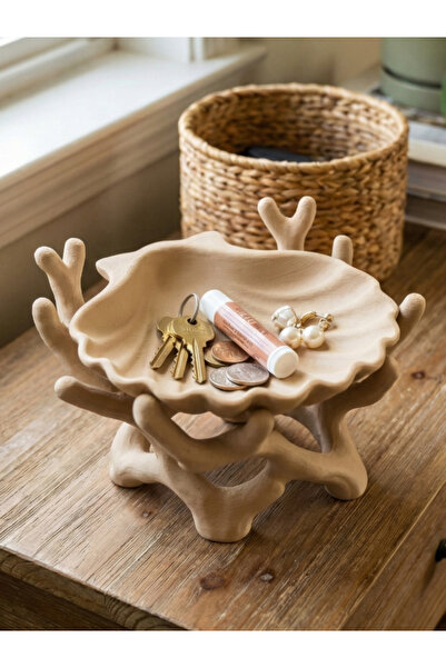 HaBu Lab منظم ديكور طبيعي الشكل وحامل مفاتيح