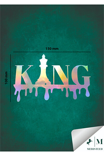 meristeed ملصق King Oto للسيارات والدراجات النارية والكمبيوتر المحمول والأسطح...