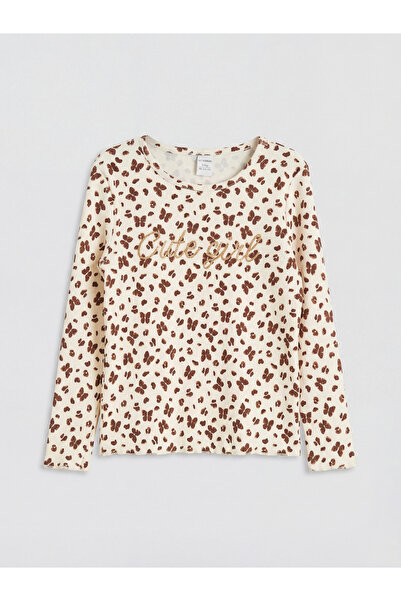 LC Waikiki RMZ GİYİM FARKIYLA Zero Roba T-shirt για κορίτσια με στάμπα