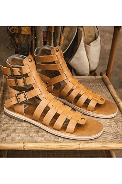 Bostini Genuine Leather Gladiator Sandals