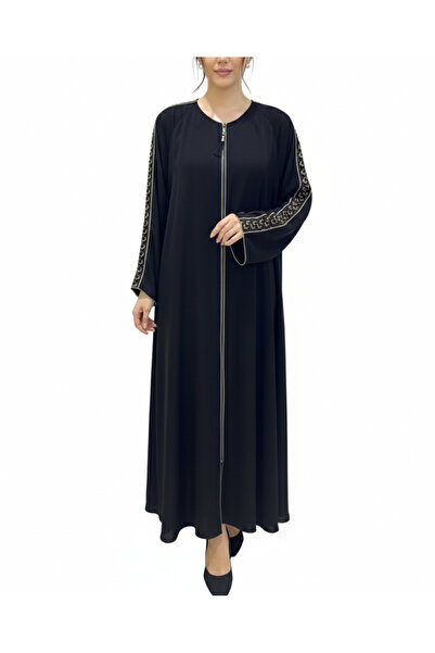 Nasa عباية سحاب كلوش انيقة