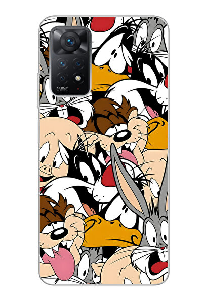 moonset Redmi Note 11 Pro/Note 12 Pro 4G Uyumlu Baskılı Yumuşak Silikon Şeffa...