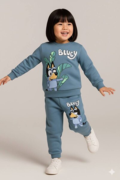 Milanlı Kids طقم ملابس علوية وسفلية من القطن للأولاد موسمي