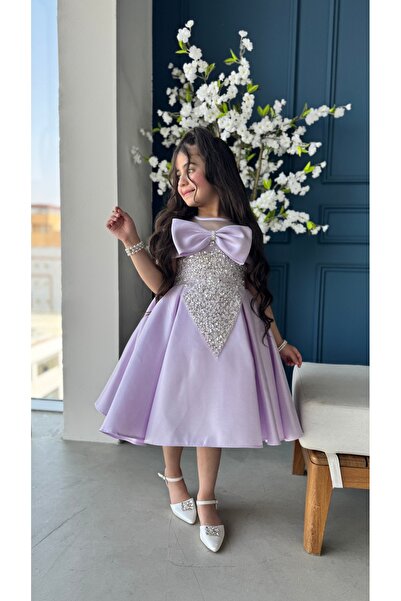 Warazan فستان بناتي معا فيونكة