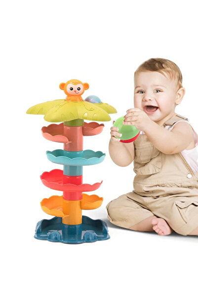 Educational Toys Circuit interactiv cu minge - Animale, 6 niveluri