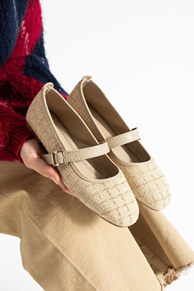 Mira style Lurana Round Shape Ballet Flats Daily Women's Shoes