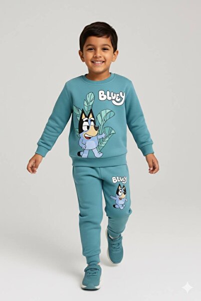 Milanlı Kids طقم ملابس علوية وسفلية من القطن للأولاد موسمي