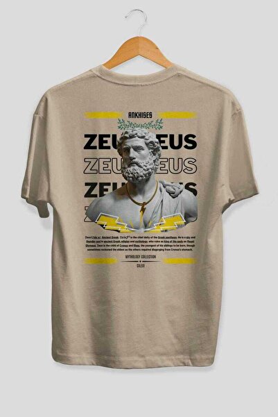 Ankhises Μπλουζάκι Zeus 2 Mythology με στάμπα στην πλάτη, ανδρικό γυναικείο β...
