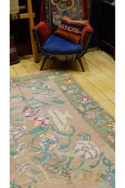 ŞİRVAN HALI ANADOLU EL DOKUMA KİLİM %100 YÜN -152x135