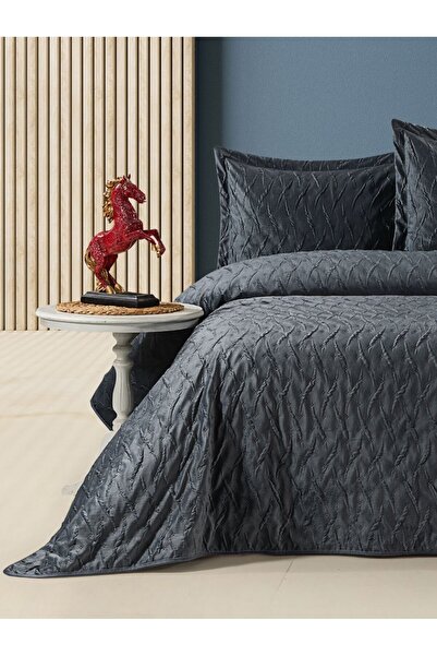 Bikaya Home Zara Velvet Bedspread Set |   Double Size 250X260 cm |   High Qua...