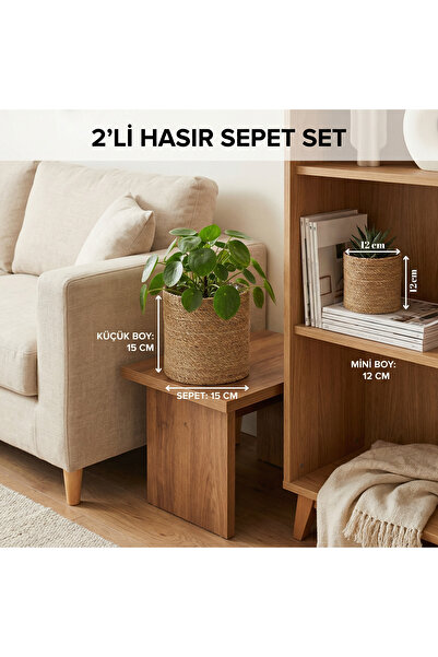 sever ithalat Набір з 2 міні-кошиків для організації - для робочого столу, ко...