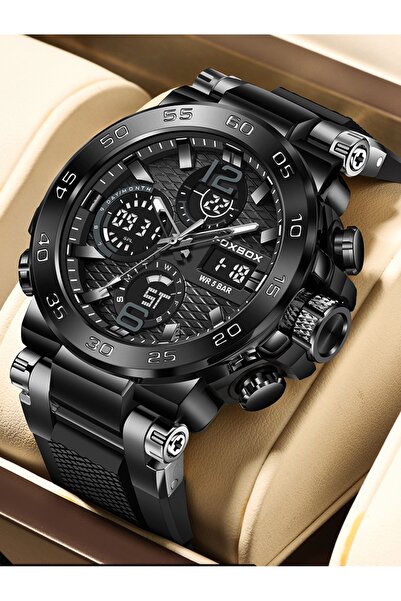 Lige Silicone Cord Sport 1St Class Quality Stylish Men's Wristwatch