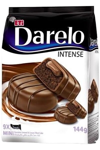 Eti كعكة داريلو الصغيرة المغطاة بالشوكولاتة المركزة والمحشوة بالكريمة 144 غرام