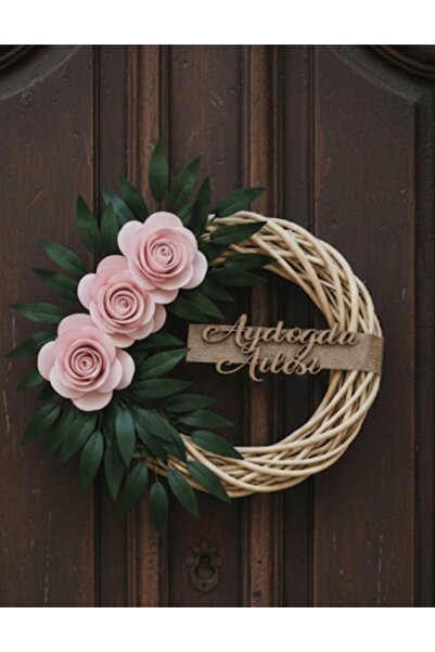 PAŞAOĞLU PLEKSİ Kisiye özel 25cm kapı çelengi