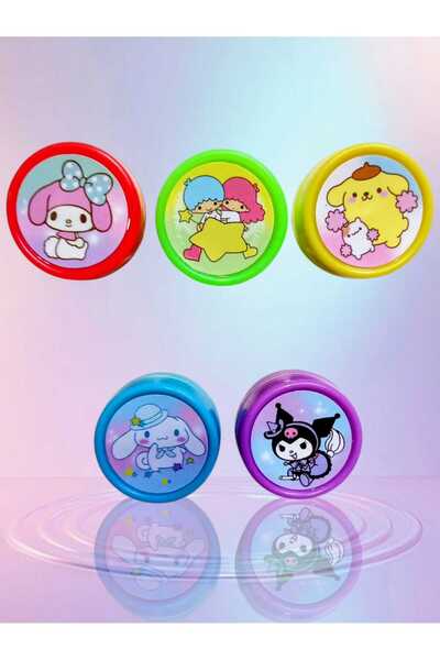 izmir yazici servis Çocuklar Için 5 Li Mühür Baskı Seti Kuromi My Melody Kale...