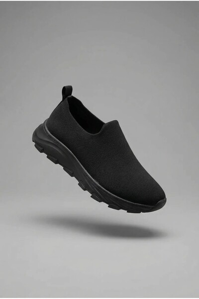 marceline Women's Black Orthopedic Sole Daily Walking Sports Shoes