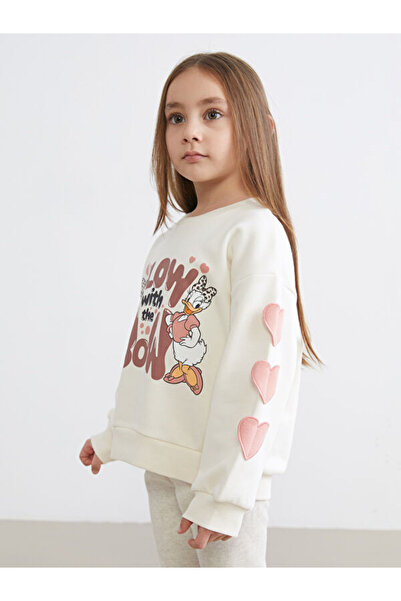 LC Waikiki I Zero Roba Collar Cute Mouse Printed Girls' Sweatshirt from Freez...
