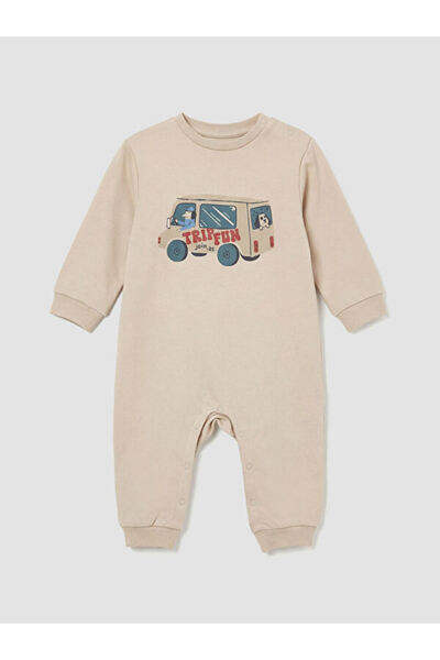 LC Waikiki Baby Boy Printed Long Sleeve Romper for Style Seekers from Uzg Store