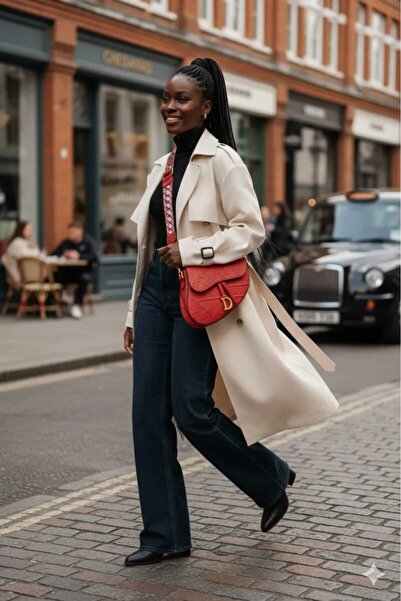 w white stars sports & wear Shoulder Bag - Red - Faux leather