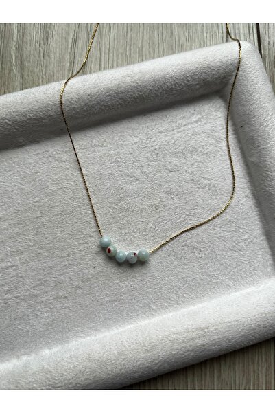 Pel Design قلادة مينيمال فاريسيت من الفولاذ المصنوعة يدويًا