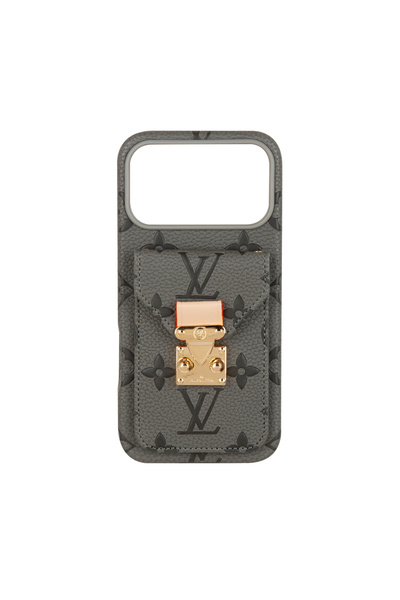 DUKKANCASE Gray Card Holder Strap Phone Case Dk384 iPhone 17 Promax