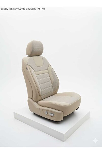 Mevas Jakar Bej Bej Serisi Citroen C5 Koltuk Kılıfı TAM SET