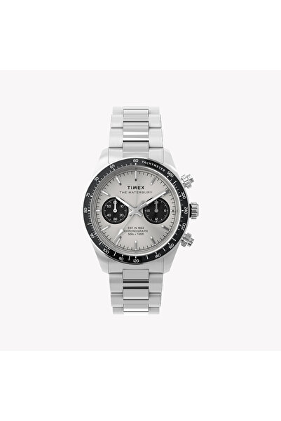 Timex Men's Silver Watch, Stainless Steel | Tw2y19200