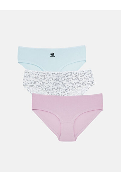 LC Waikiki Shining Choices from Shining Store Printed Hipster Panties 3-Piece