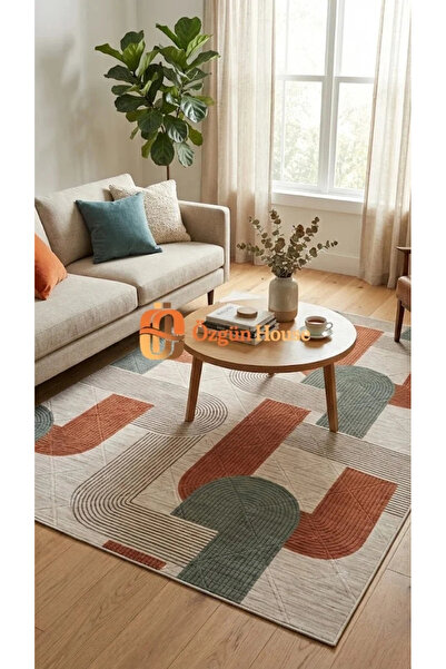 Dinarsu Elite Modern Jel Tabanlı Kaymaz Halı