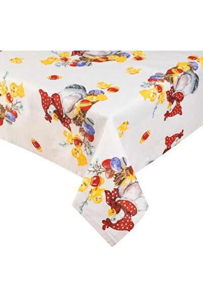 OEM Easter Tablecloth Hen with Chick 180x140cm