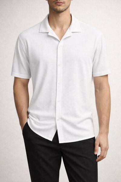 KONSEPT35 Men's Ottoman Short Sleeved Summer Shirt