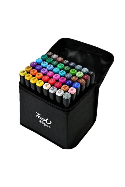 WePro Store Set de 48 de markere cu vârf dublu