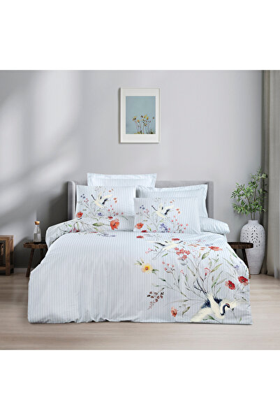 Altınbaşak طقم غطاء لحاف فاخر مزدوج من القطن بنسبة 100% بتقنية الطباعة الرقمي...