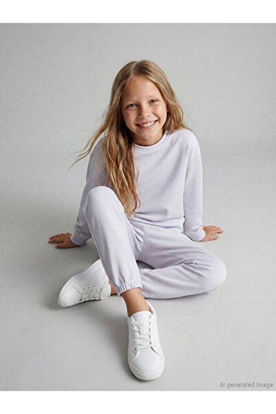 LC Waikiki Rmz Gi̇yi̇m Farkiyla Zero Roba Girls' Tracksuit Set