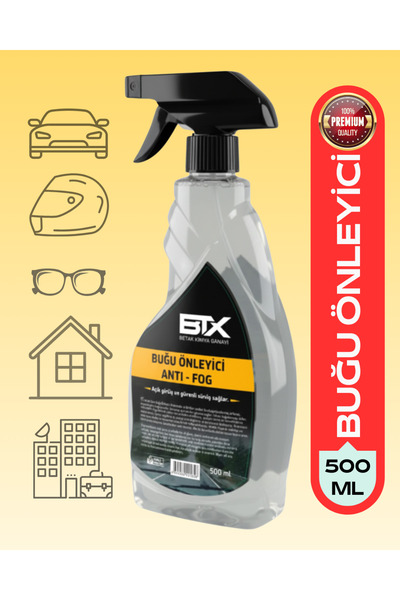 Betax BTXBETAX Yağmur Kaydırıcı 500ML & Buğu Önleyici 500ML - Kristal Netliğinde Görüş