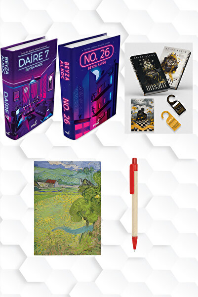 İndigo Kitap BEYZA ALKOÇ-DAİRE 7 NO 26 VE MİSAFİR YENİ ÇIKAN CİLTLİ +VAN GOGH...