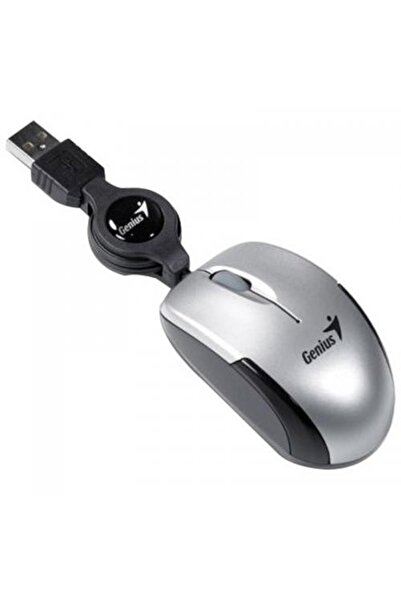 GENIUS Micro Traveler, USB, optic, 1200 dpi, argintiu